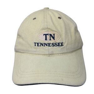 TN Tennessee Slideback Hat Yellow OSFA Embroidered Solid Fahrenheit
